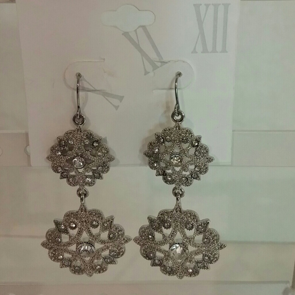Roman Rhinestone Earrings